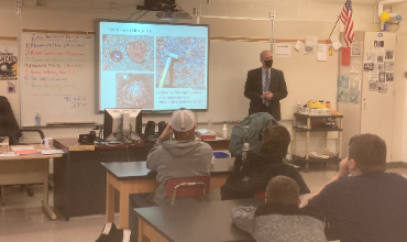 9th Grade Science Students Hear Collegiate Guest Lecturer