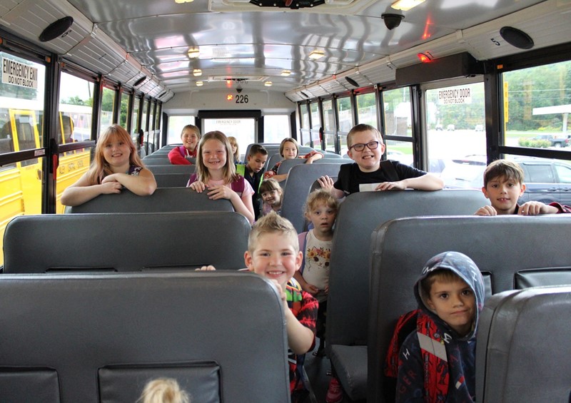 kids on bus