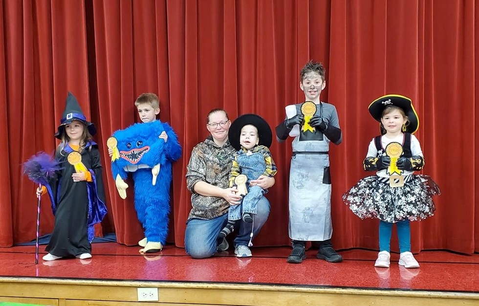 Costume Contest Winners at NTH Fall Festival