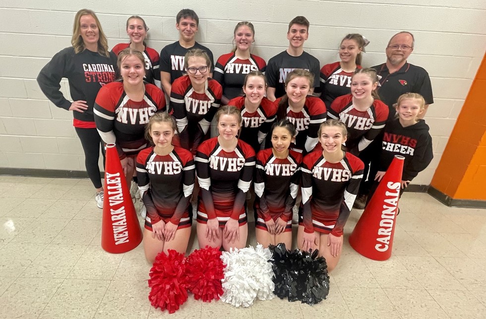NV Cheerleaders at Sectionals