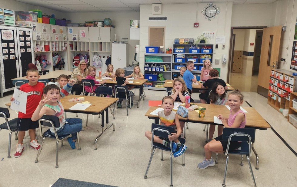 Students in classroom