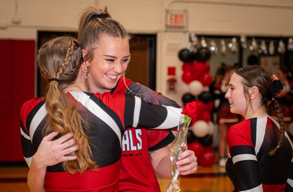 Girls senior night at Newark Valley 