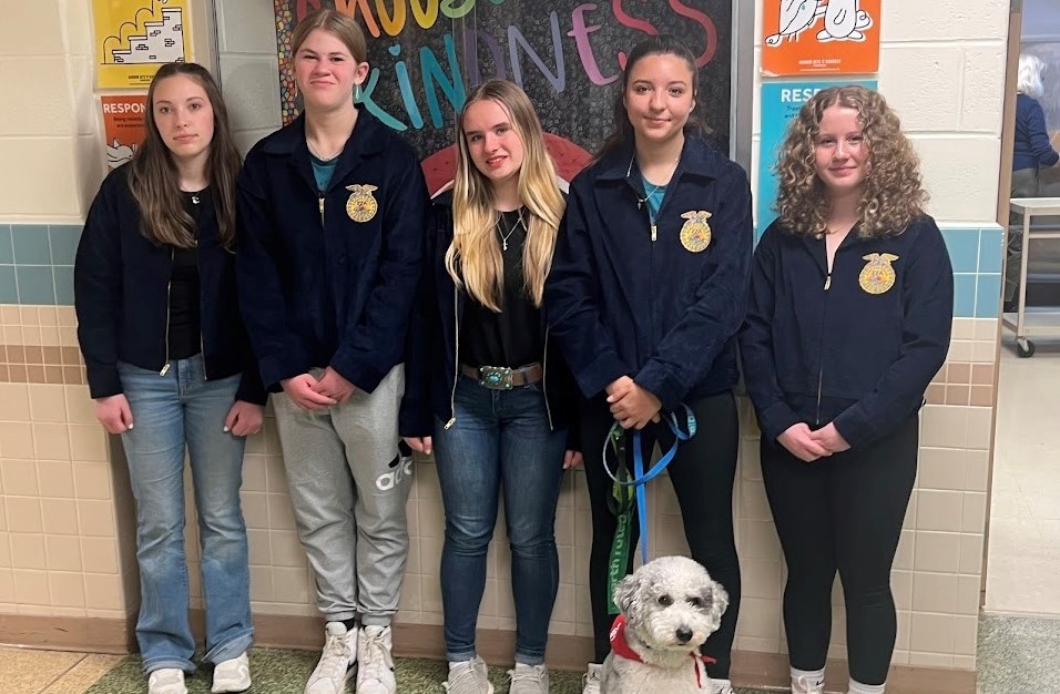 FFA Students at the elementary school